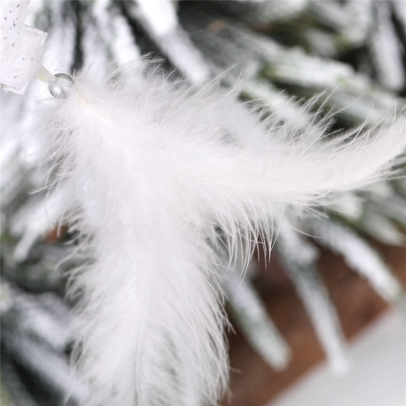 Feather Christmas Ornament Pendants