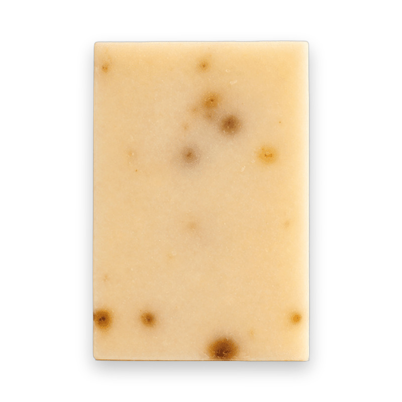 Mango + Papaya Enzyme Bar soap with natural fruit speckles