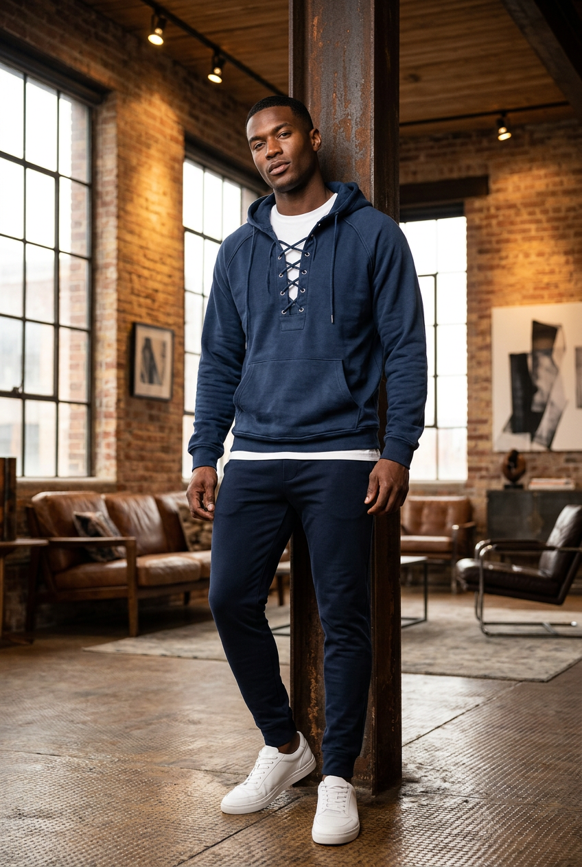#1 — Black Model Hero, Urban Loft