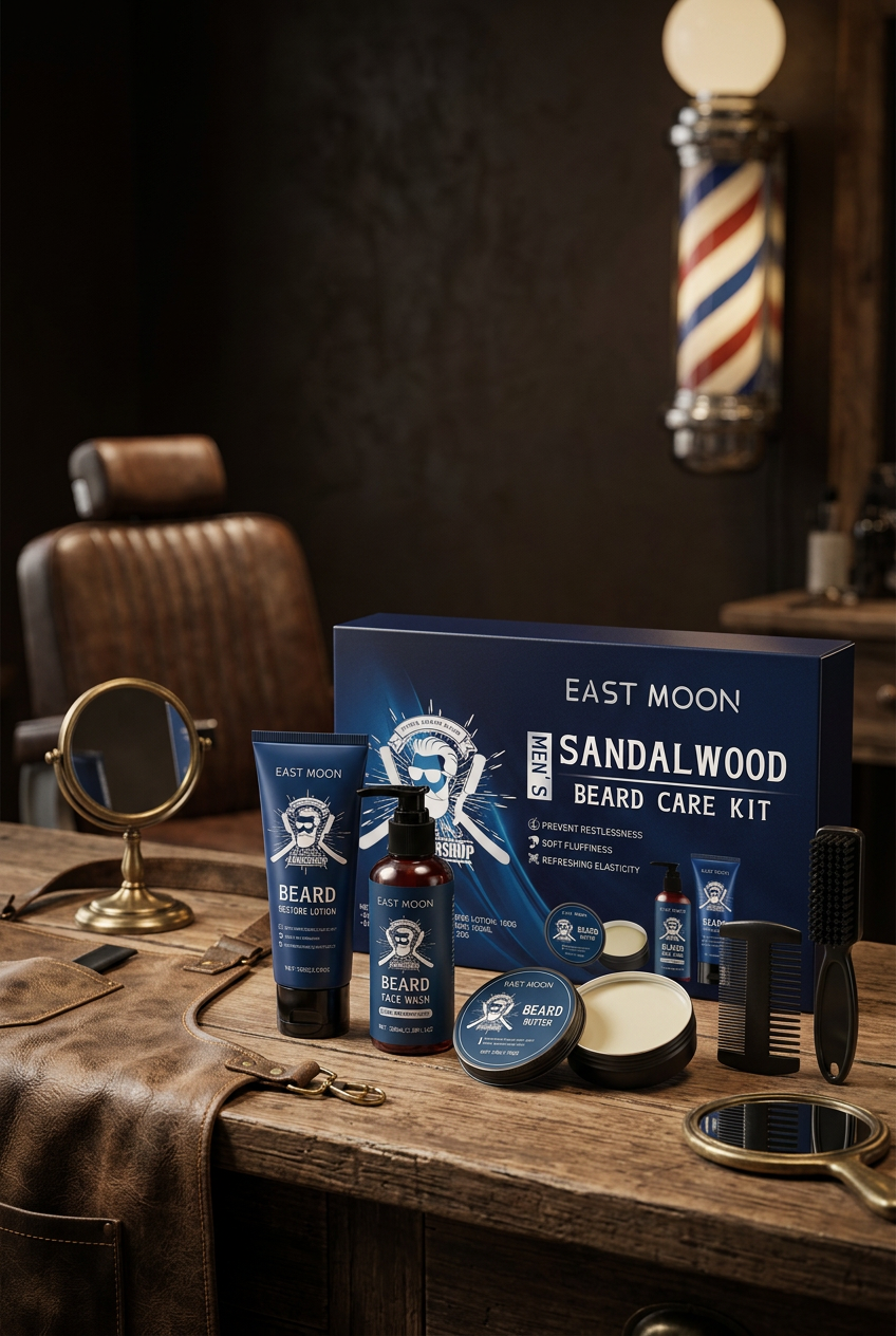 #1 — Lifestyle Hero, Man Applying Beard Lotion