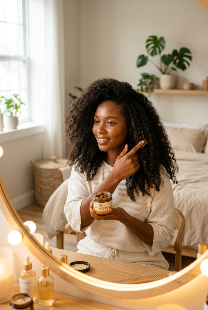 #1 v3 — Natural Hair Vanity Lifestyle, Batana Oil Application