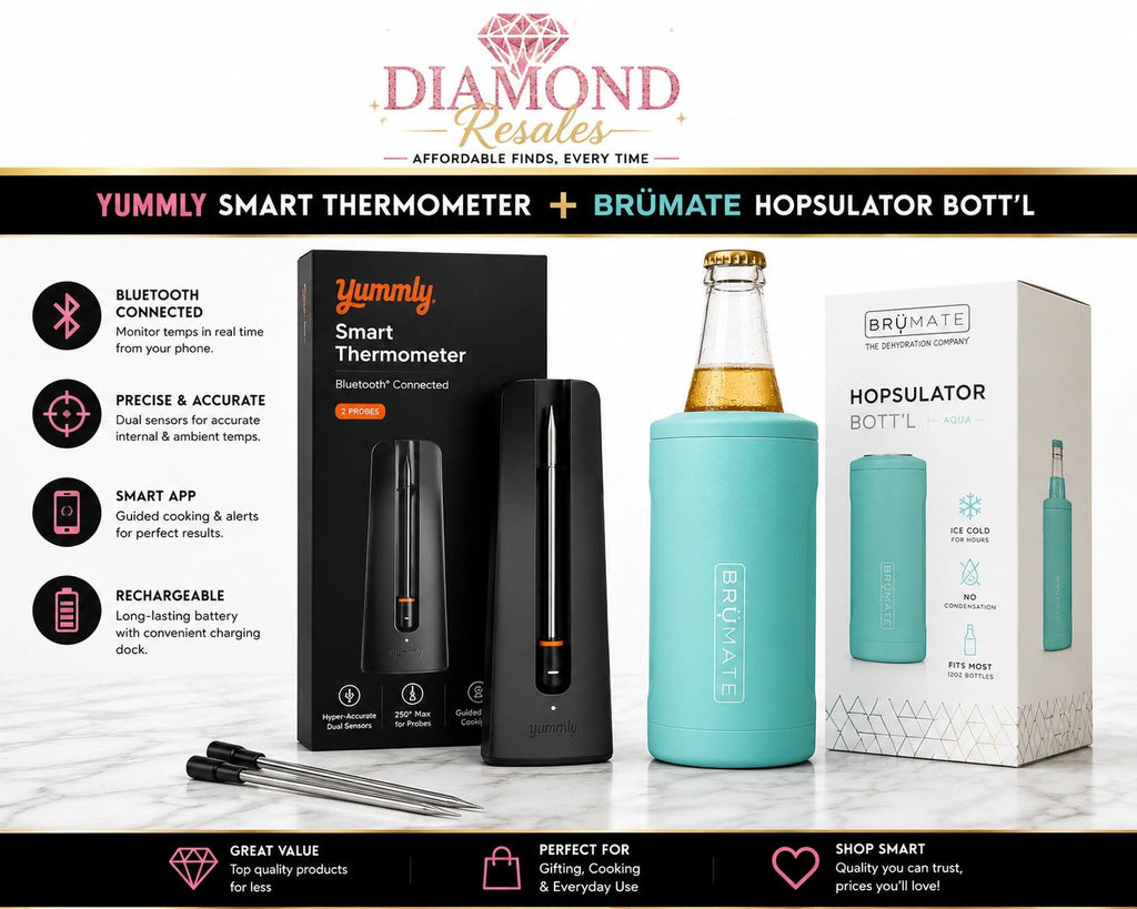 Brand New BBQ Bundle! Yummly Smart Thermometer + BrüMate Hopsulator Bott'l