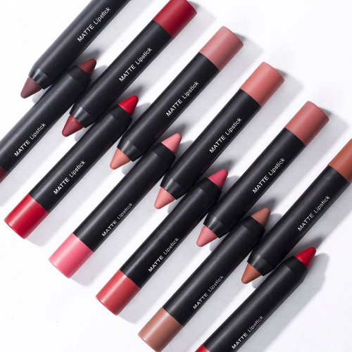 12-Color Matte Lipstick Set Hero