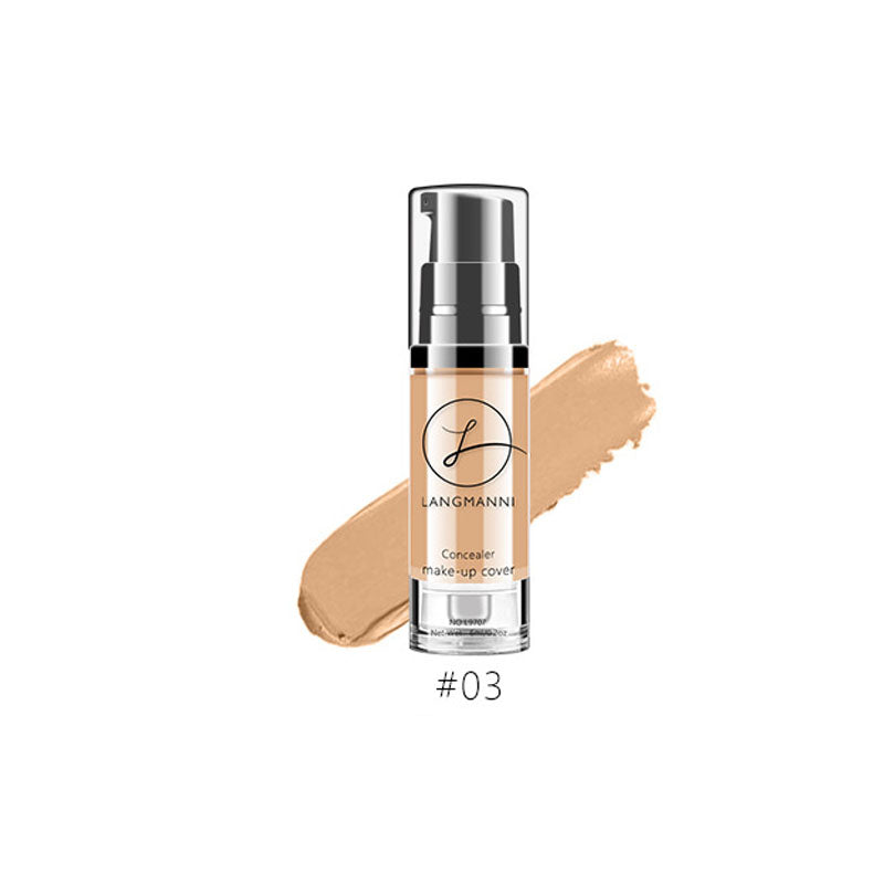 LANGMANNI moisturizing concealer shade #03 medium tan smooth translucent finish