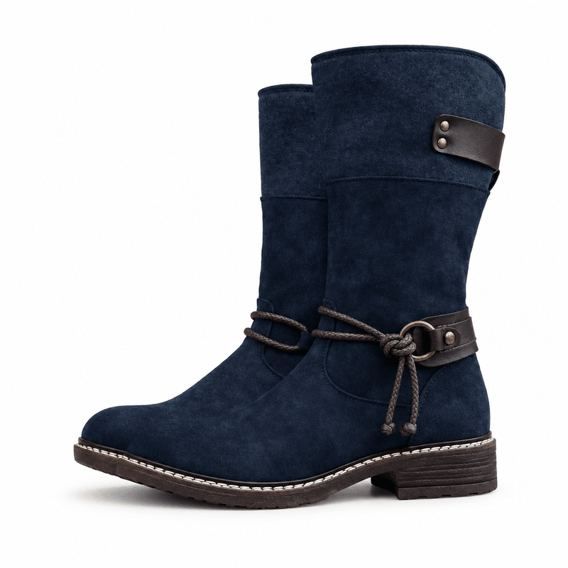 Powder | Suede Cotton-Lined Snow Boots