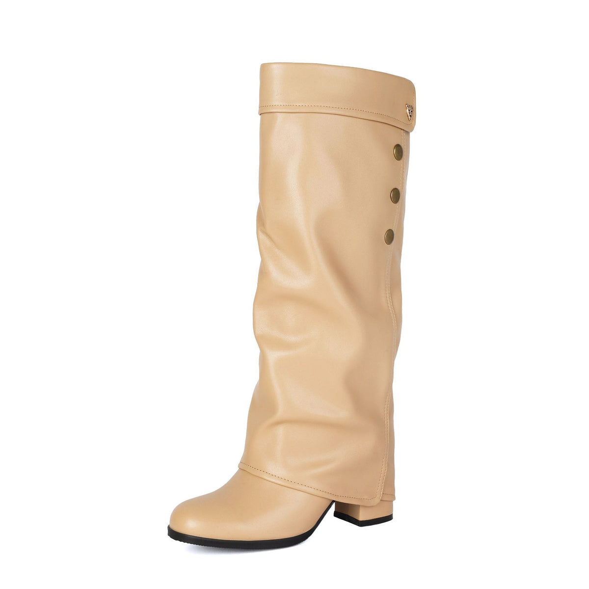 Cuffed | Women's Fold-Over High-Calf Boots