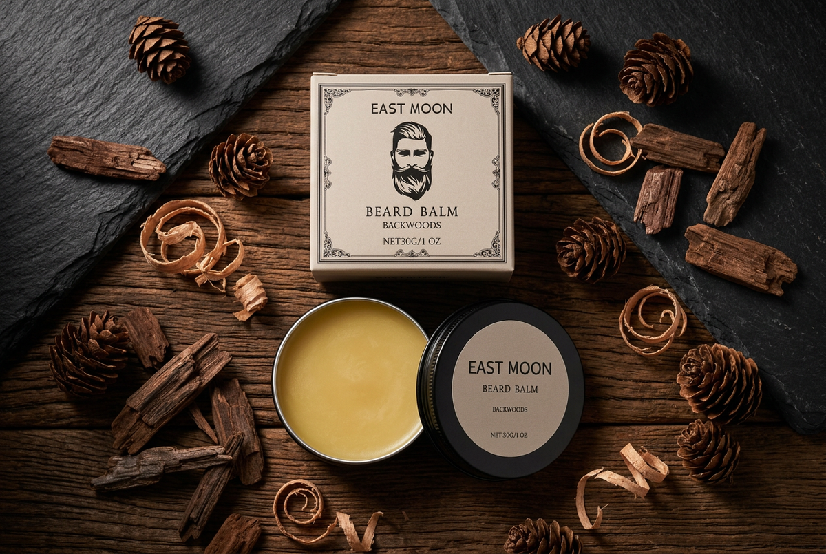 #2 — Flat Lay, Tin + Box + Backwoods Elements