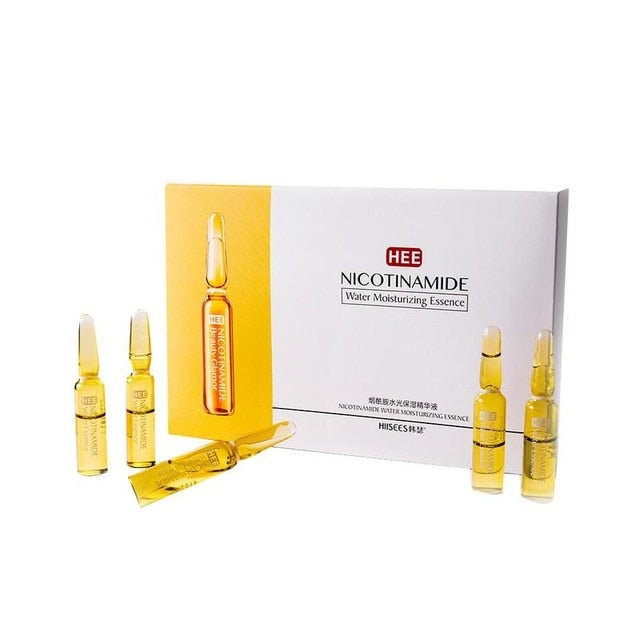 LANBENA Luxury Niacinamide Brightening Ampoule Set – 7-Day Anti-Aging & Lifting Face Serum Treatment (7 x 2ml)