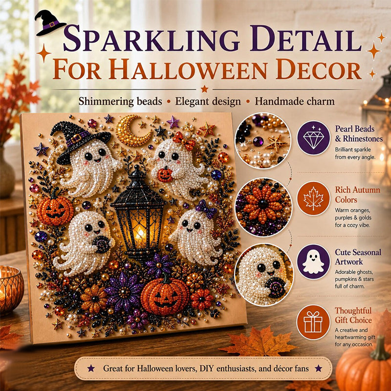 Haunted Sparkle | Halloween Diamond Art Painting Kit