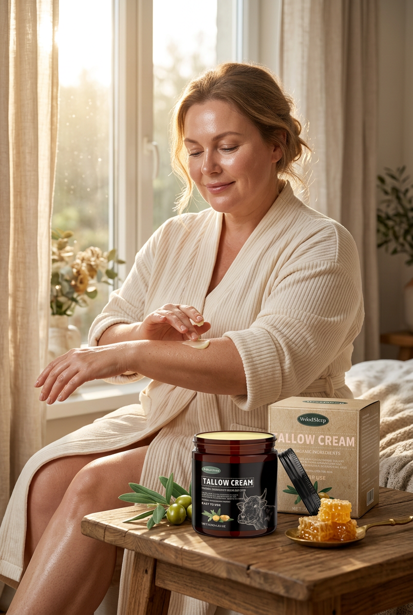 #3 — Lifestyle, Plus-Size Woman, Sunlit Window Application