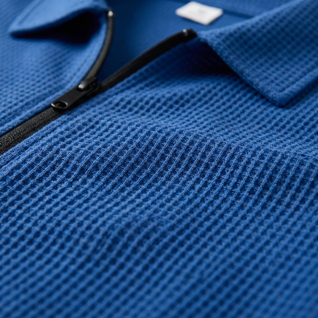 #3 — Waffle-Knit Texture Close-Up