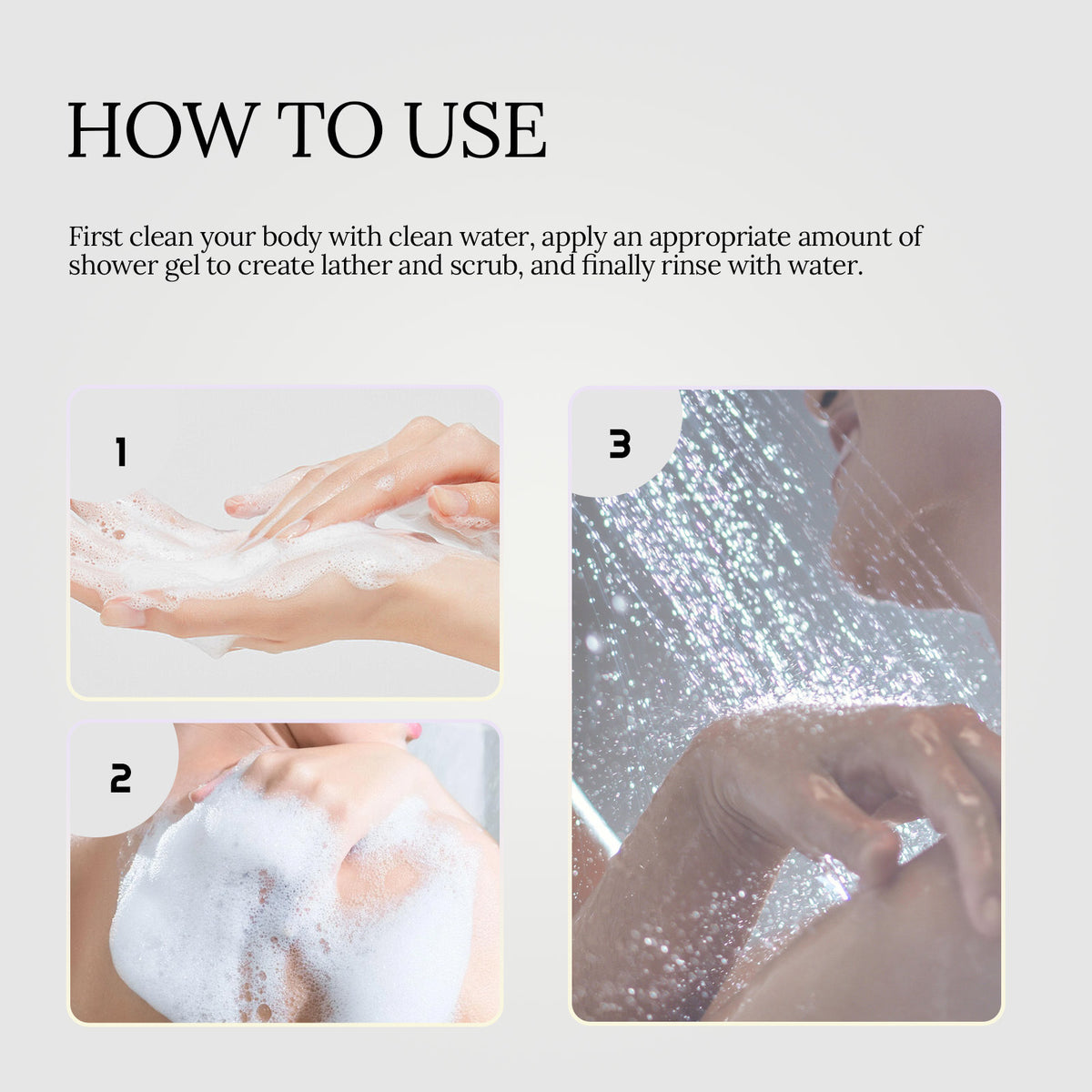 EELHOE Luxury Niacinamide Brightening Shower Gel – Strawberry & Jasmine Deep-Cleansing Body Wash