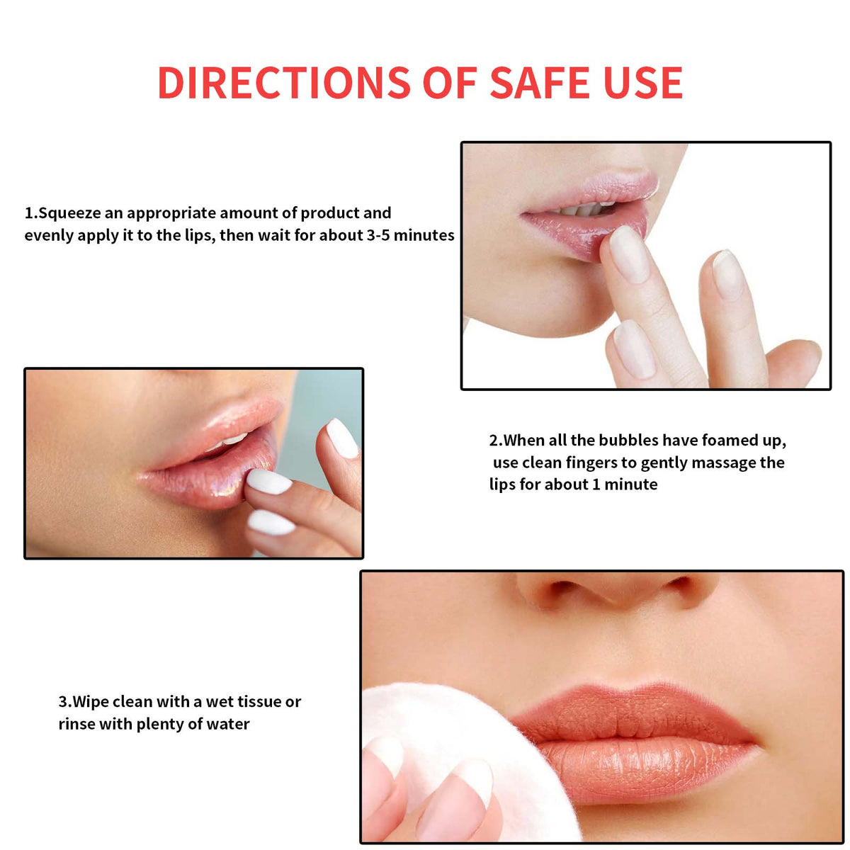 Luxury Lip Rejuvenation Bubble Mask – Beeswax & Ginger Root Exfoliating Lip Treatment