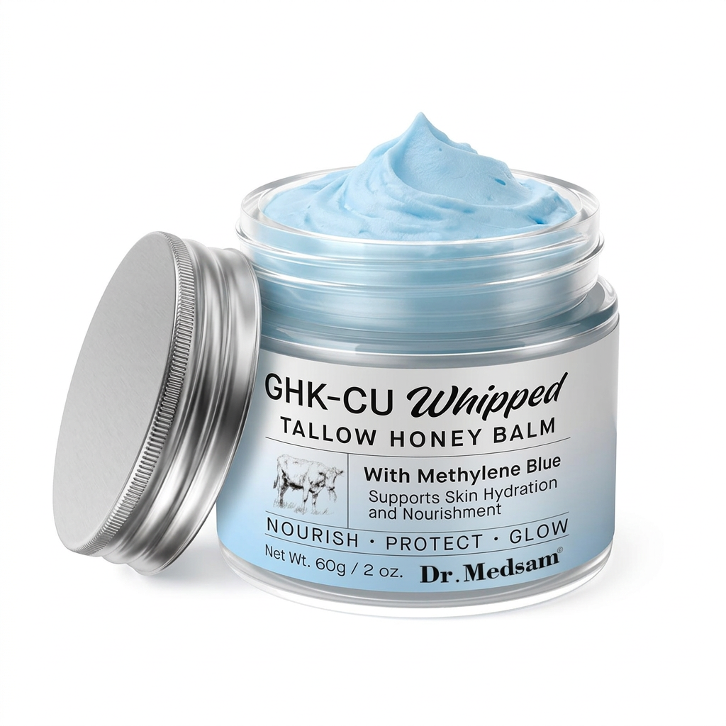 #4 — GMC, Clean White, Open Jar, Blue Whipped Texture