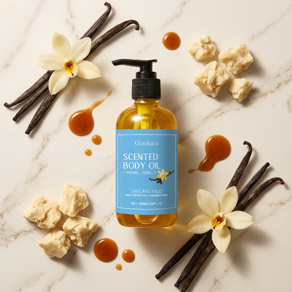 #4 — Vanilla & Caramel Flat Lay