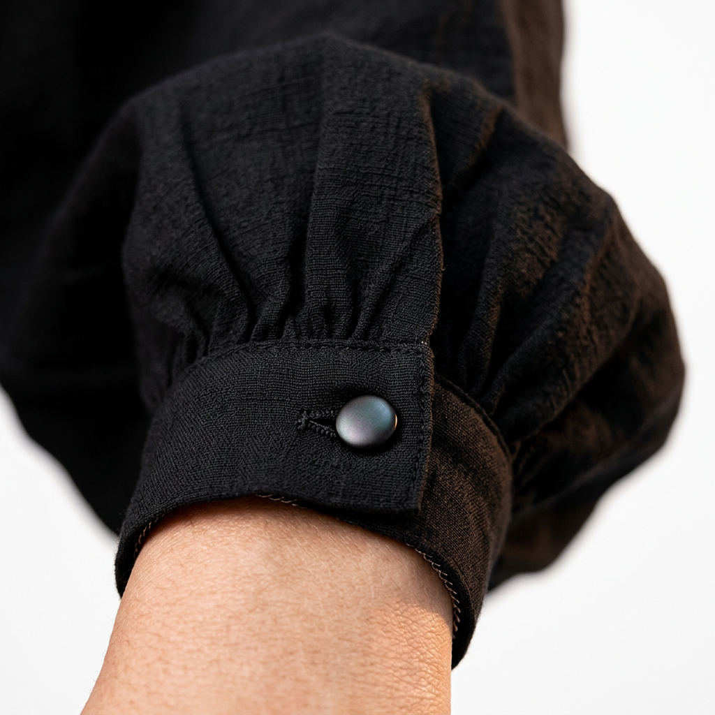 #5 — Lantern Sleeve Gathered Cuff Detail