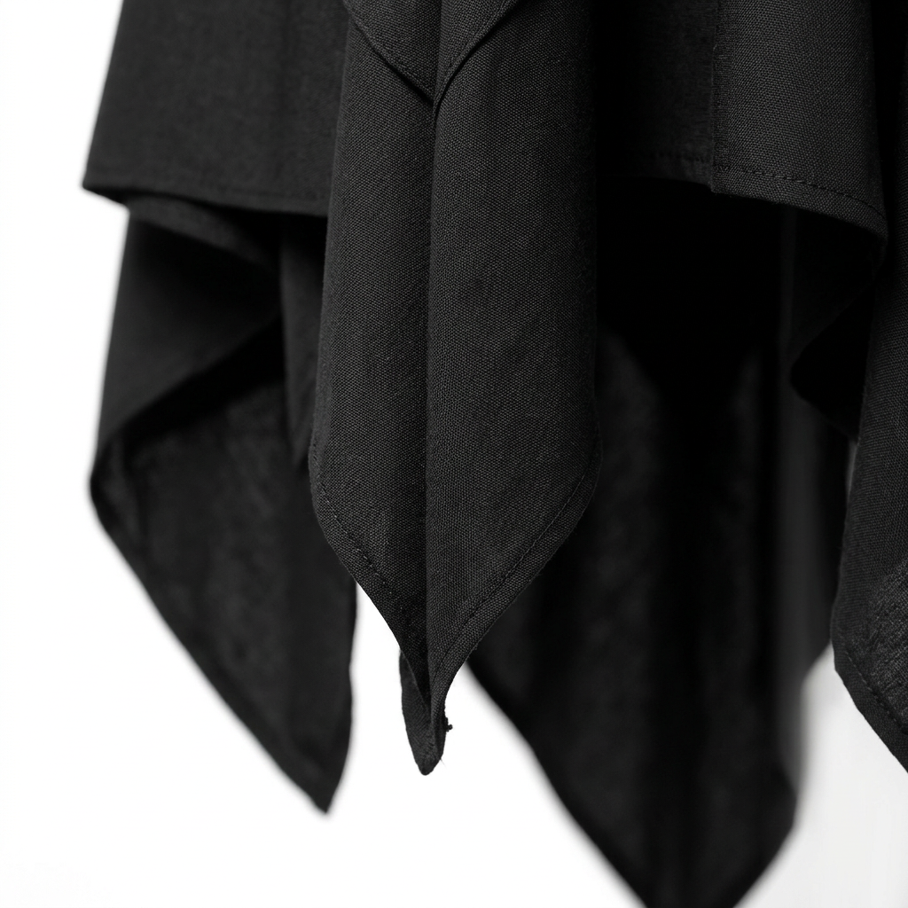 #5 — Tiered Handkerchief Hem Detail Close-Up