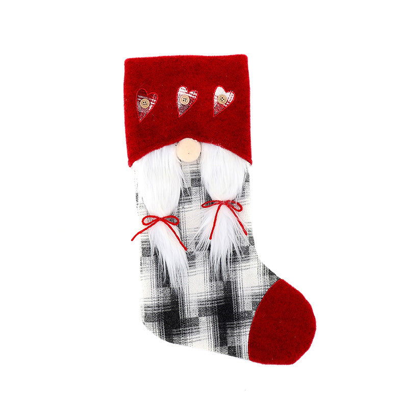 Rudolf Christmas Stocking Gift Bag – Candy & Treat Sack (2 Styles)
