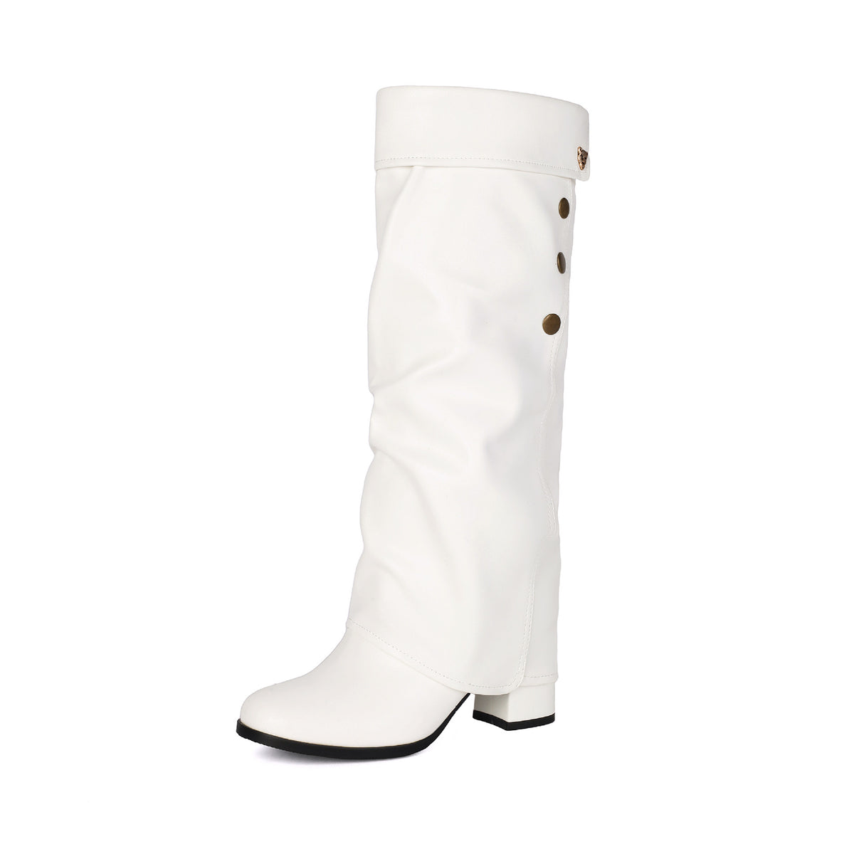 Cuffed | Women's Fold-Over High-Calf Boots