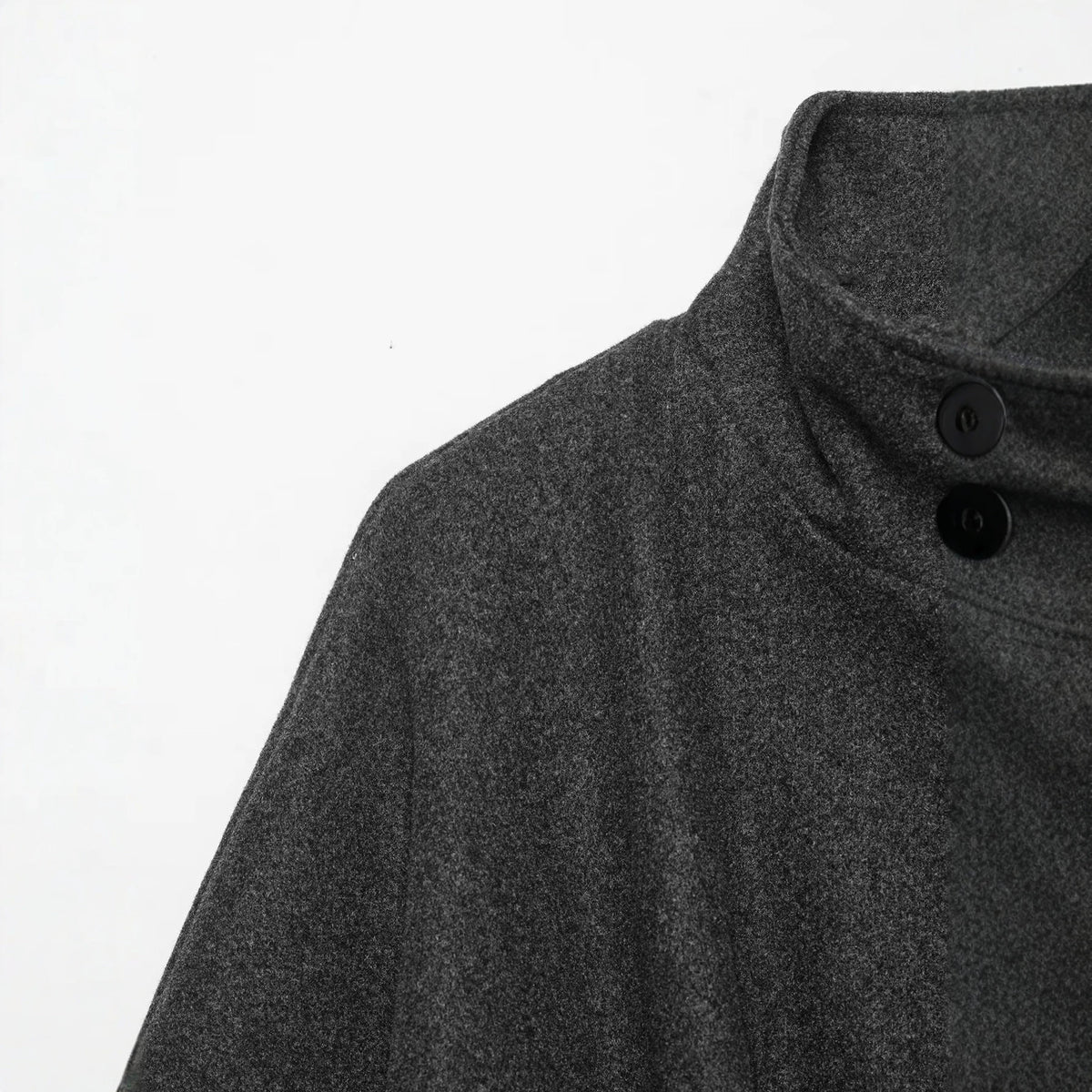 Vivienne | Women's Belted Mock-Neck Cloak Coat
