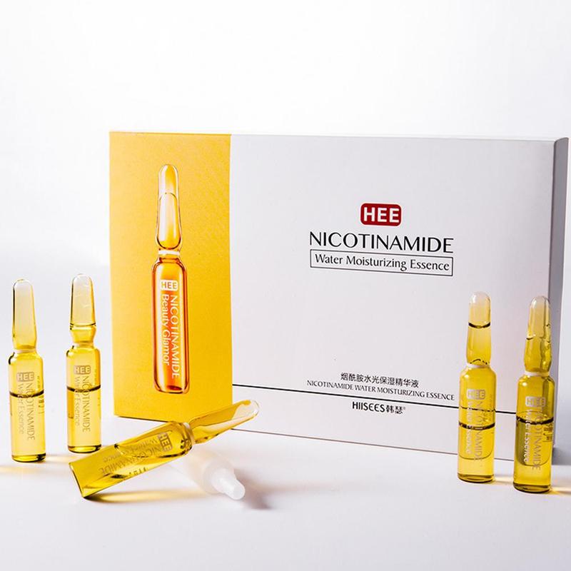 LANBENA Luxury Niacinamide Brightening Ampoule Set – 7-Day Anti-Aging & Lifting Face Serum Treatment (7 x 2ml)