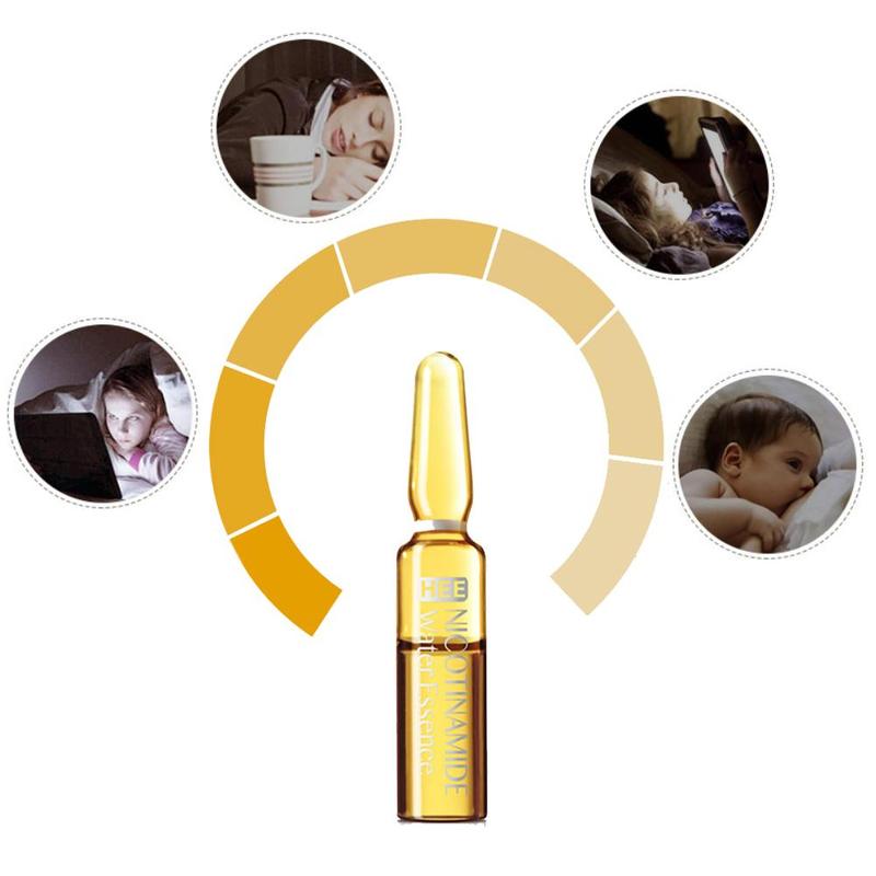 LANBENA Luxury Niacinamide Brightening Ampoule Set – 7-Day Anti-Aging & Lifting Face Serum Treatment (7 x 2ml)