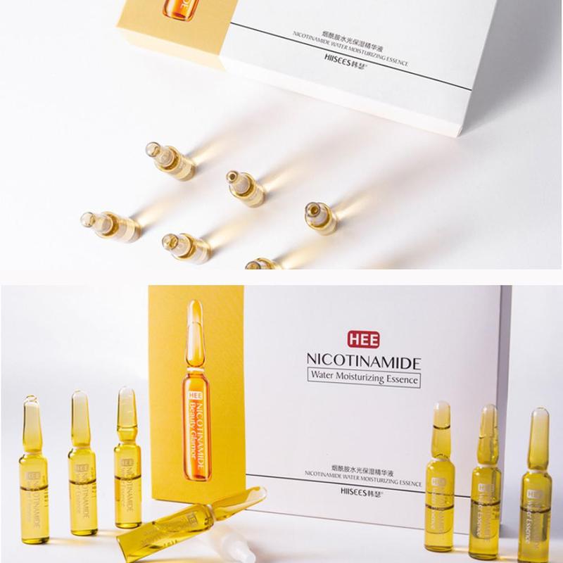 LANBENA Luxury Niacinamide Brightening Ampoule Set – 7-Day Anti-Aging & Lifting Face Serum Treatment (7 x 2ml)