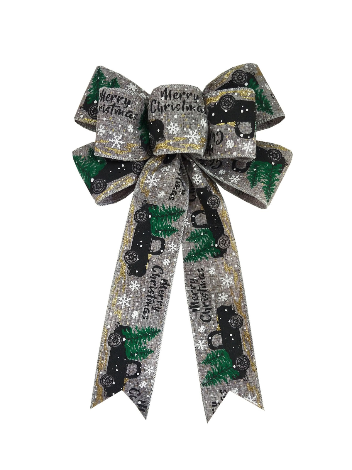 Christmas Ribbon Bows – DIY Decorative Gift Bows (23cm × 35cm)