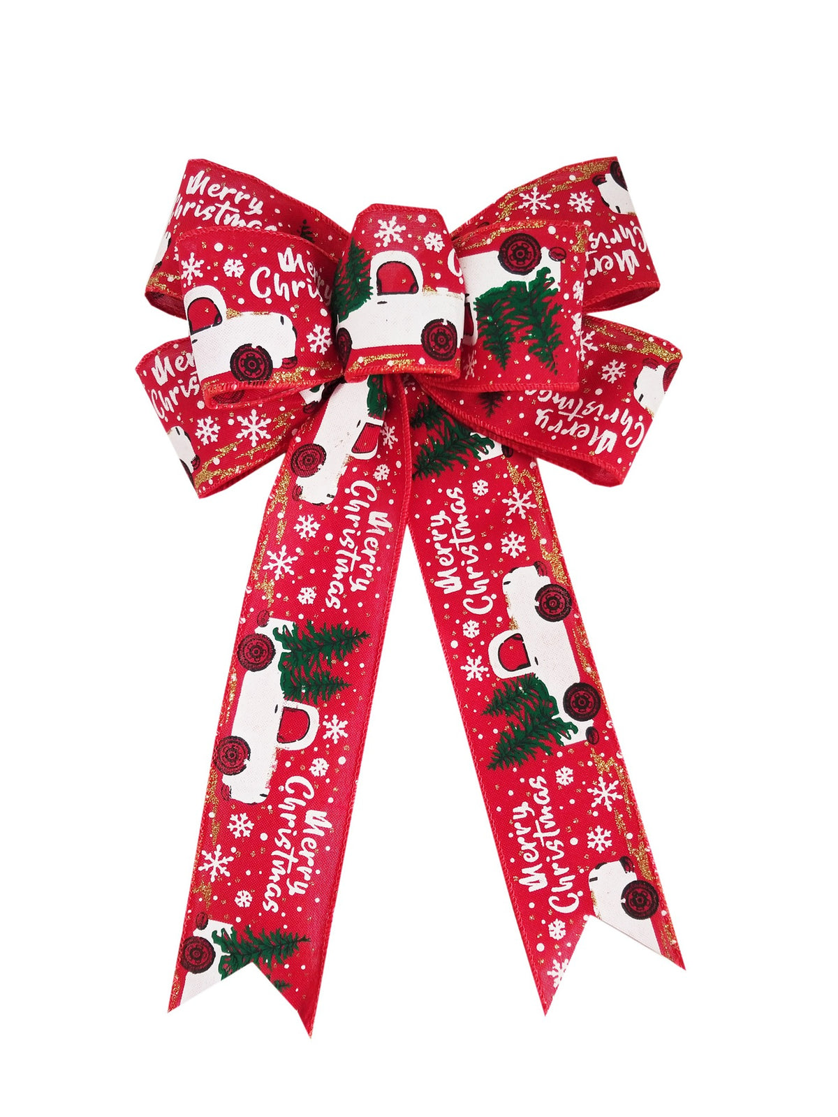 Christmas Ribbon Bows – DIY Decorative Gift Bows (23cm × 35cm)