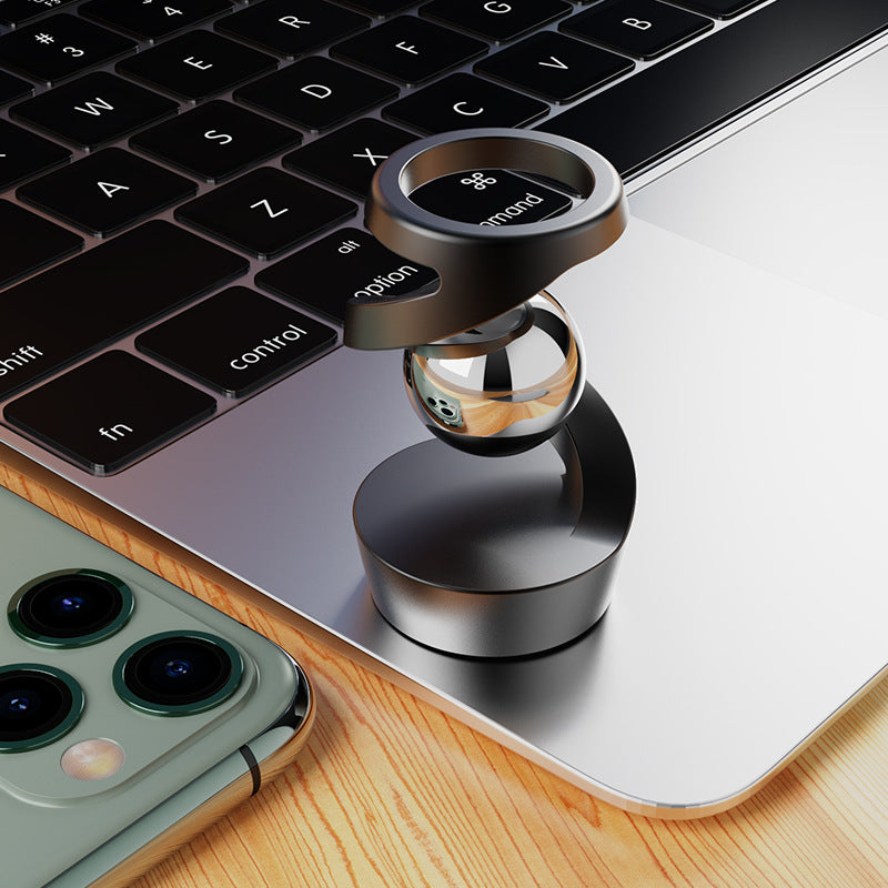 Desktop Floating Gyroscope – Aluminum Alloy Magnetic Spinning Desk Toy