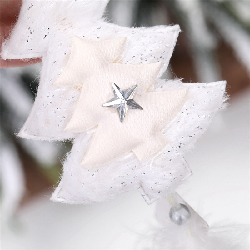 Feather Christmas Ornament Pendants