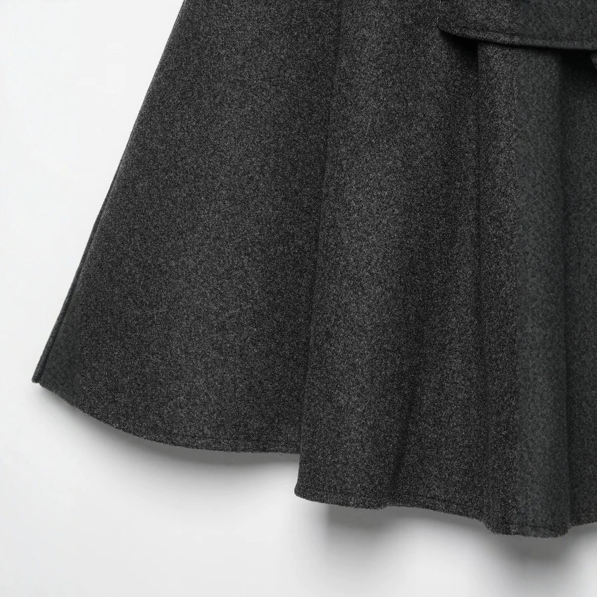 Vivienne | Women's Belted Mock-Neck Cloak Coat