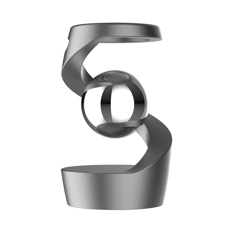 Desktop Floating Gyroscope – Aluminum Alloy Magnetic Spinning Desk Toy