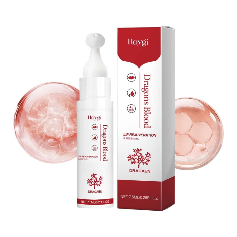 Luxury Lip Rejuvenation Bubble Mask – Beeswax & Ginger Root Exfoliating Lip Treatment