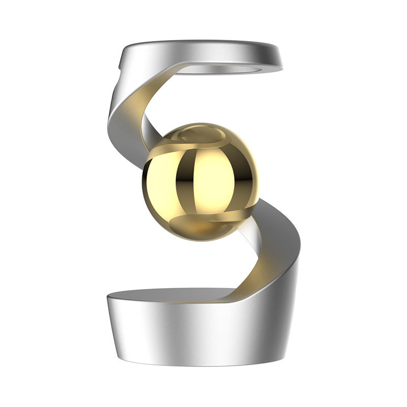 Desktop Floating Gyroscope – Aluminum Alloy Magnetic Spinning Desk Toy