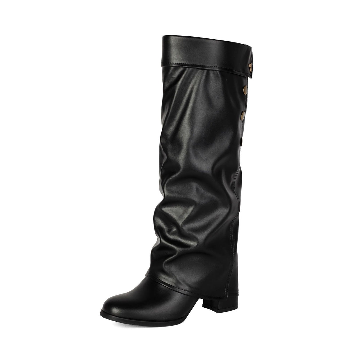 Cuffed | Women's Fold-Over High-Calf Boots