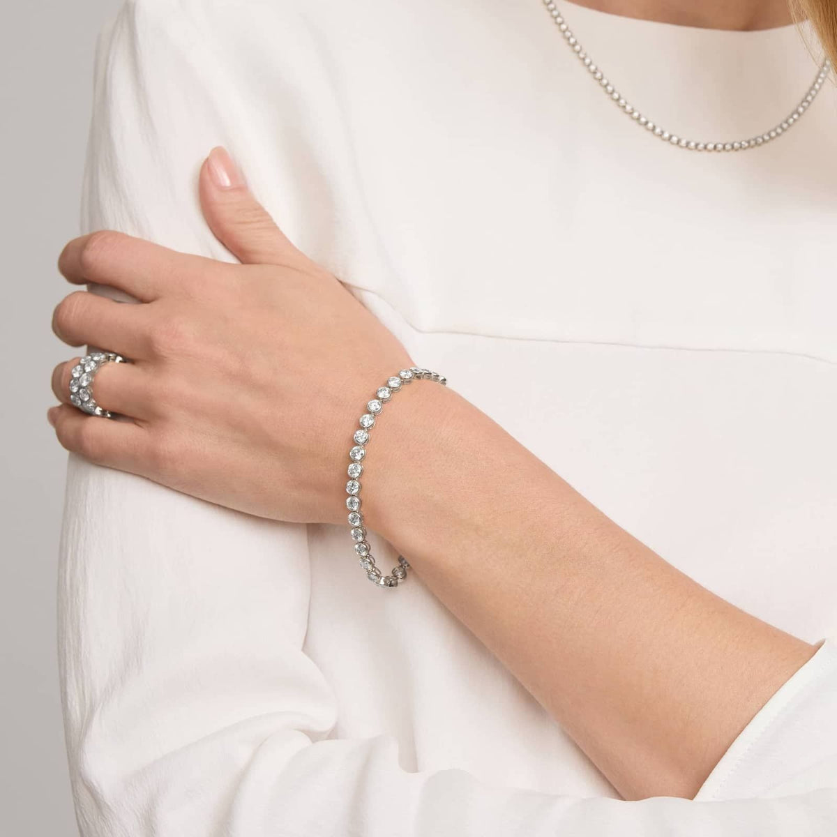 Gold Court | Moissanite Tennis Bracelet