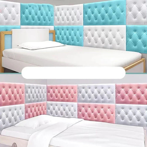 Anti-collision Foam Wallpaper Bedside Sticker | Self-adhesive Soft 3D Wall Padding for Children's Room