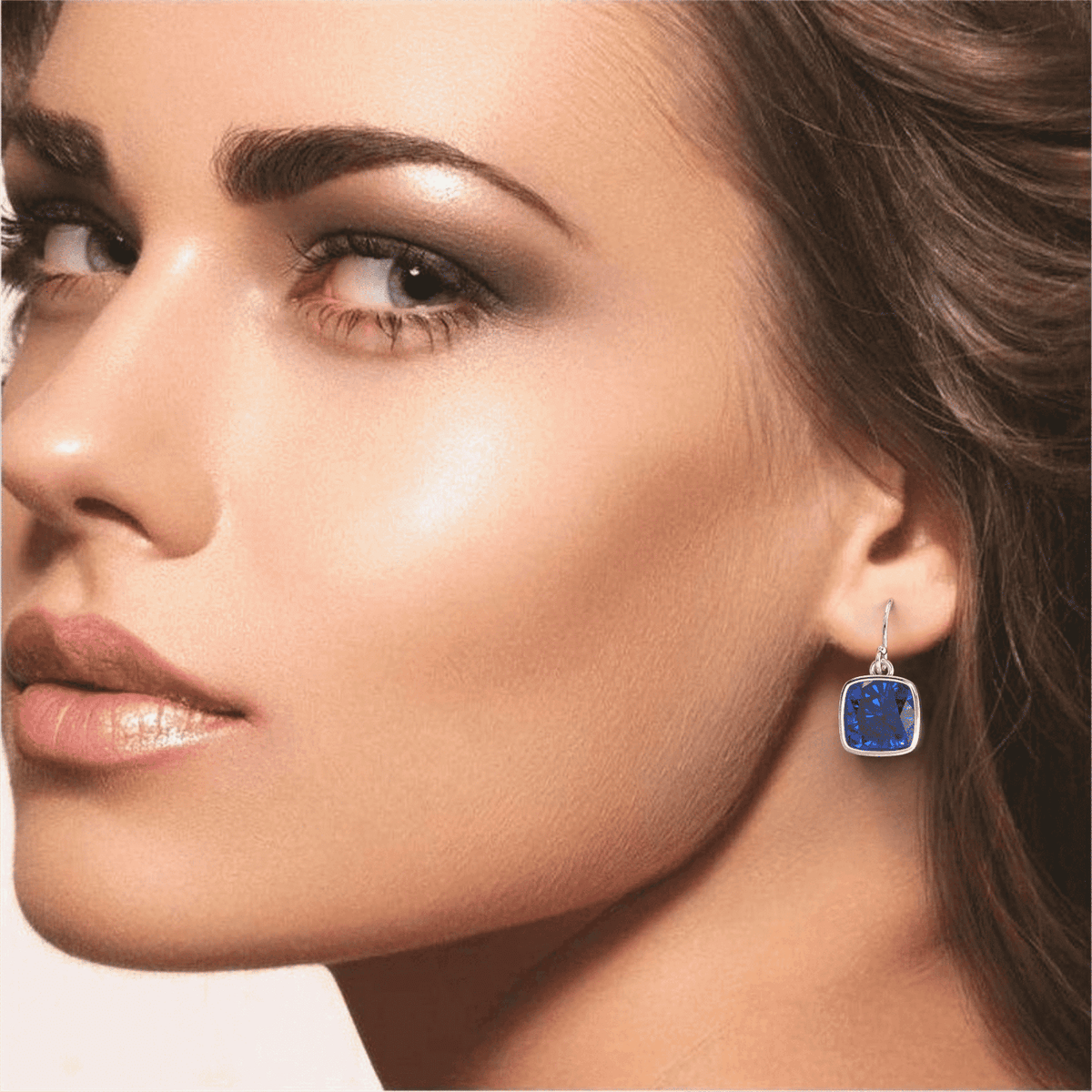 Jazabelle | Blue Sapphire Drop Earrings