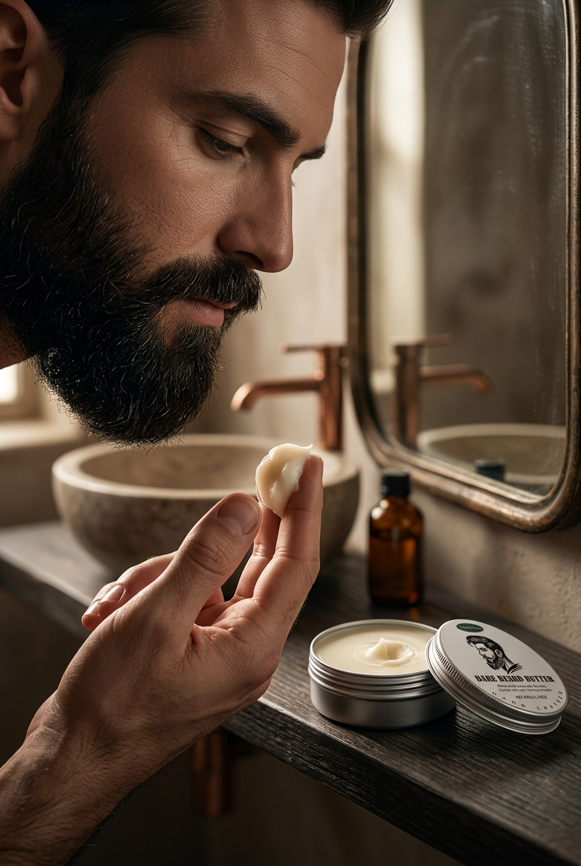 Bare Beard Butter — Application Lifestyle