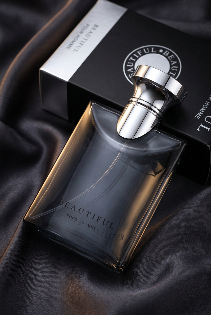 Beautiful Pour Homme angled cinematic hero