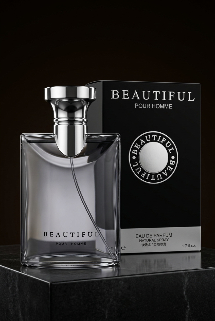 Beautiful Pour Homme cinematic silver-screen hero