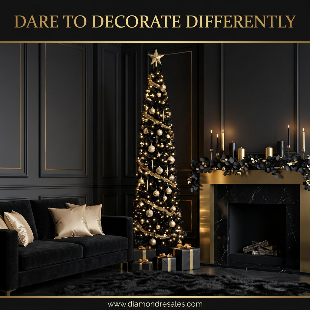 Black Pencil Tree — Dark Luxury Lifestyle
