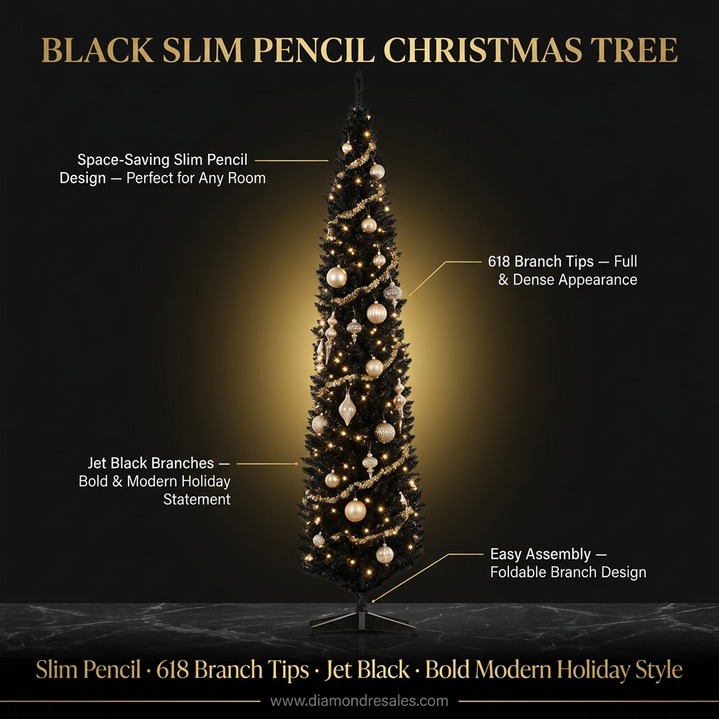 Black Pencil Tree — Main Branded Graphic