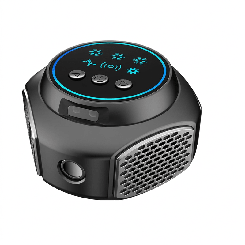 Black Ultrasonic Pest Repeller Clean Hero