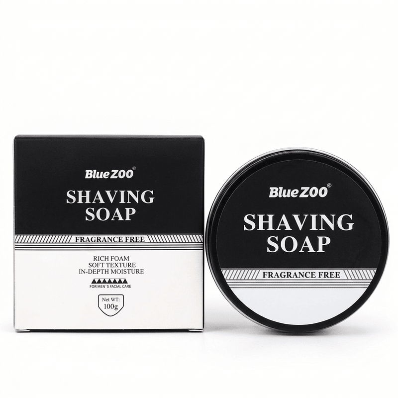 BlueZoo Shaving Soap — White Background GMC Catalog