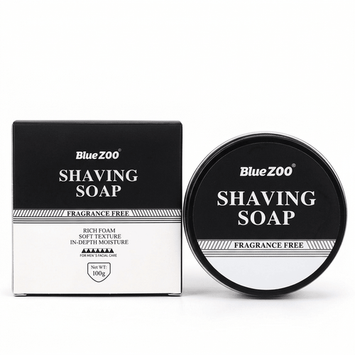 BlueZoo Shaving Soap — White Background GMC Catalog