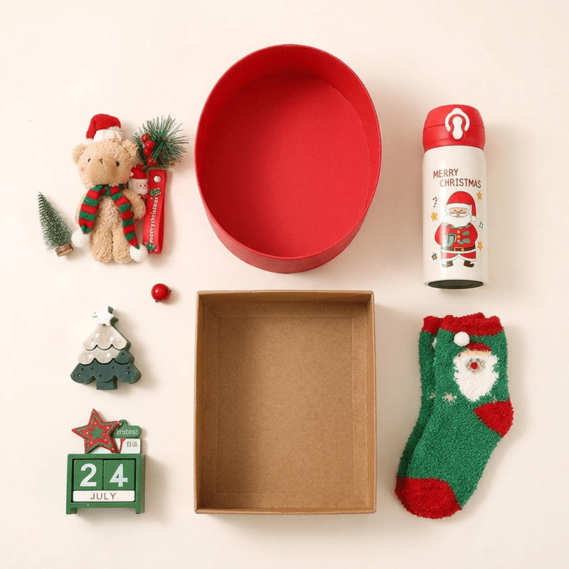 Christmas Gift Box — GMC Clean Flat Lay