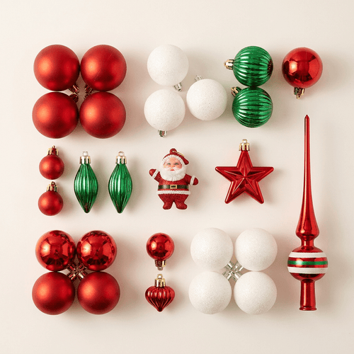 Christmas Ornament Set — GMC Clean Flat Lay