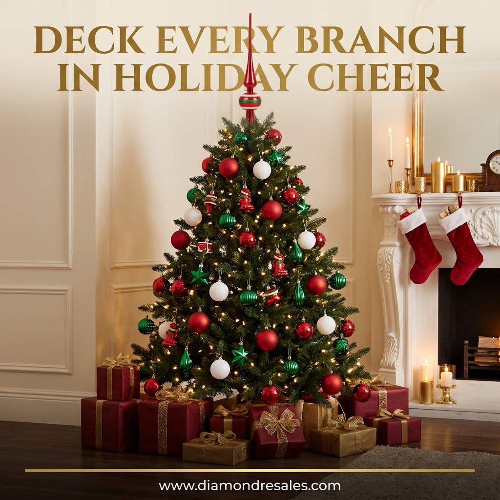 Christmas Ornament Set — Lifestyle Tree Scene